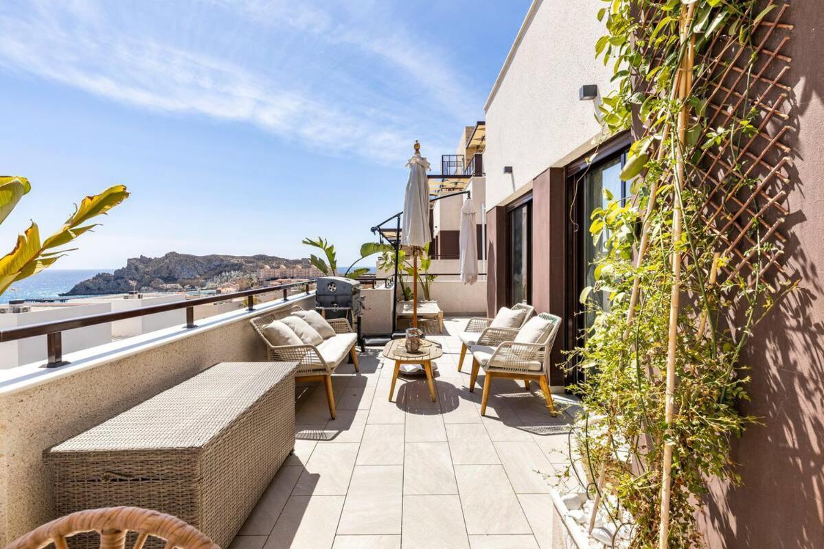 Luxury Designer Apartment - Unbeatable Sea Views Águilas Exterior foto